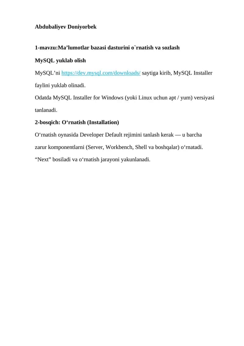 Draw.io / Lucidchart’da ER-diagrammalar loyihalash (Telefonlar do‘koni)