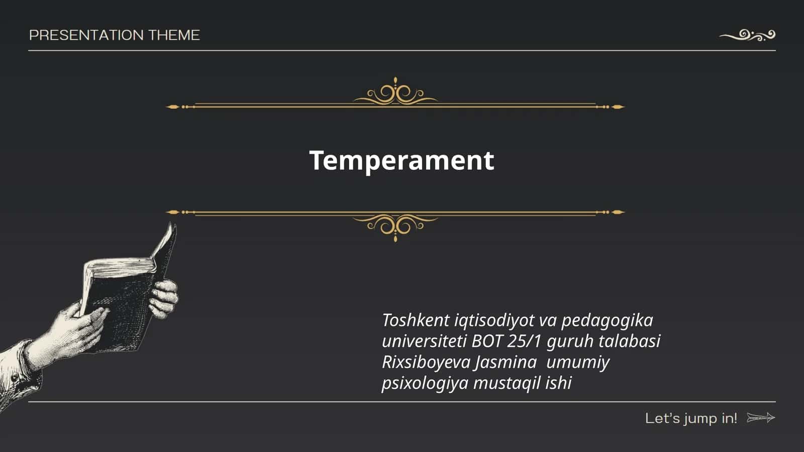 Temperament