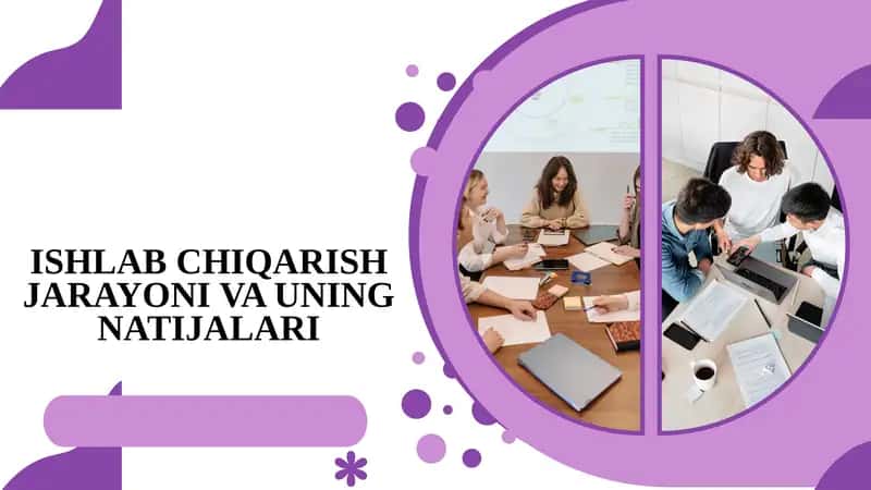 Ishlabchiqarish Jarayoni va Uning Natijalari