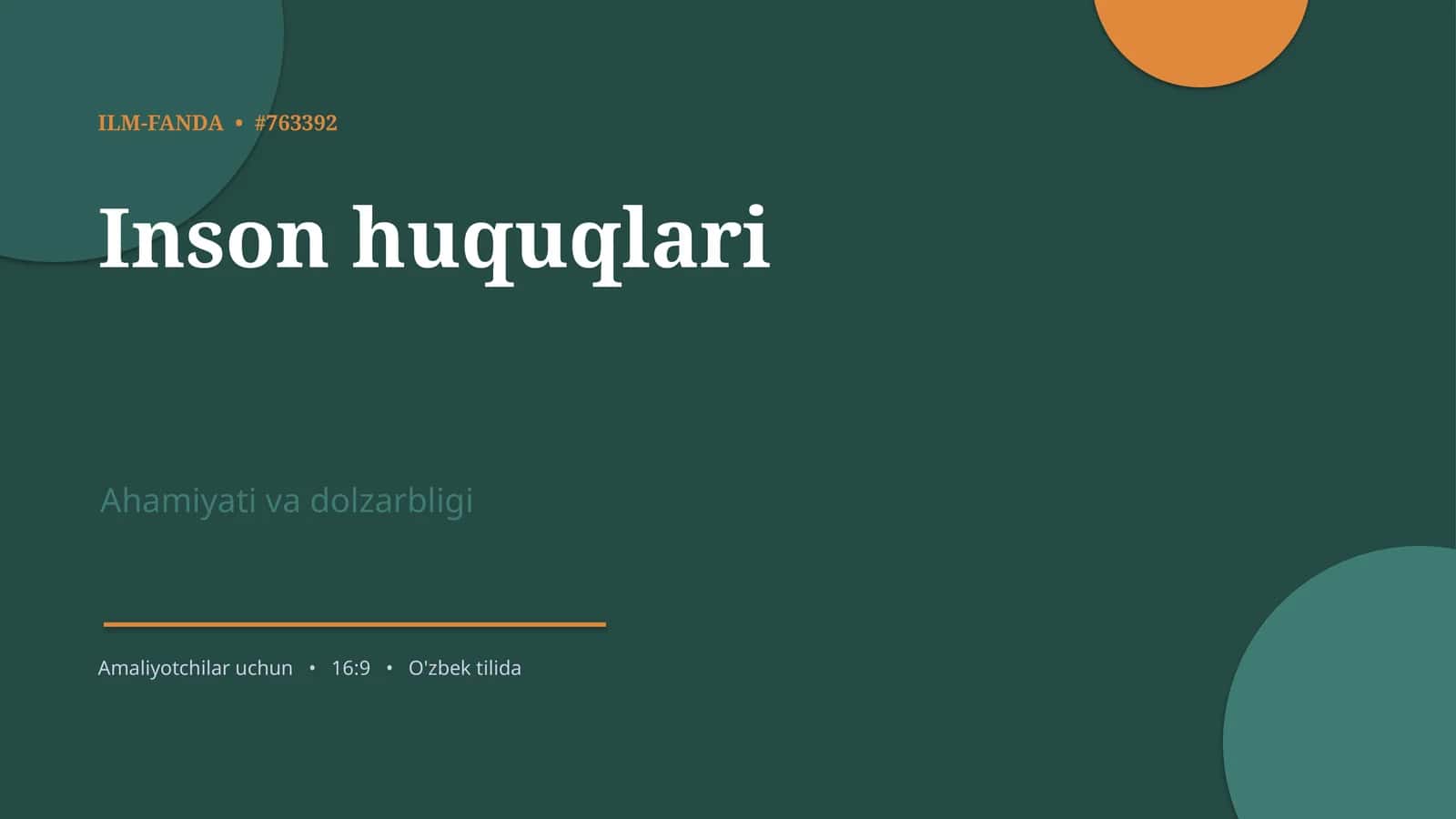 Inson huquqlari