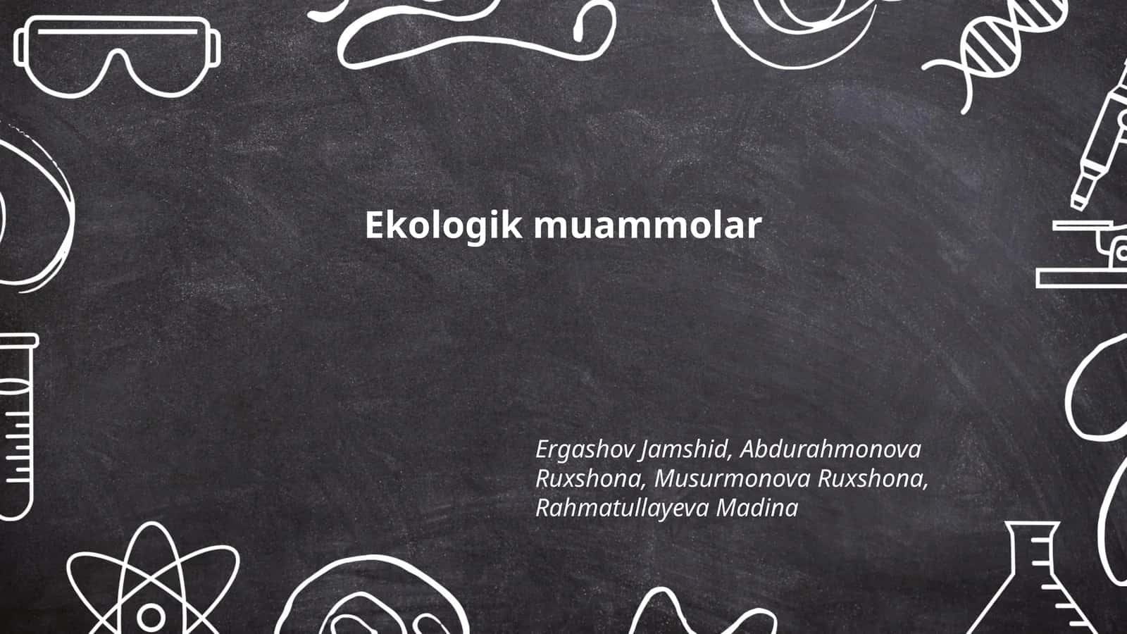 Ekologik muammolar