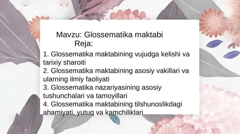 Glossematika maktabi