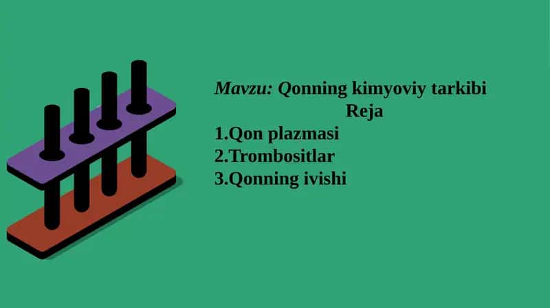 Qonning kimyoviy tarkibi