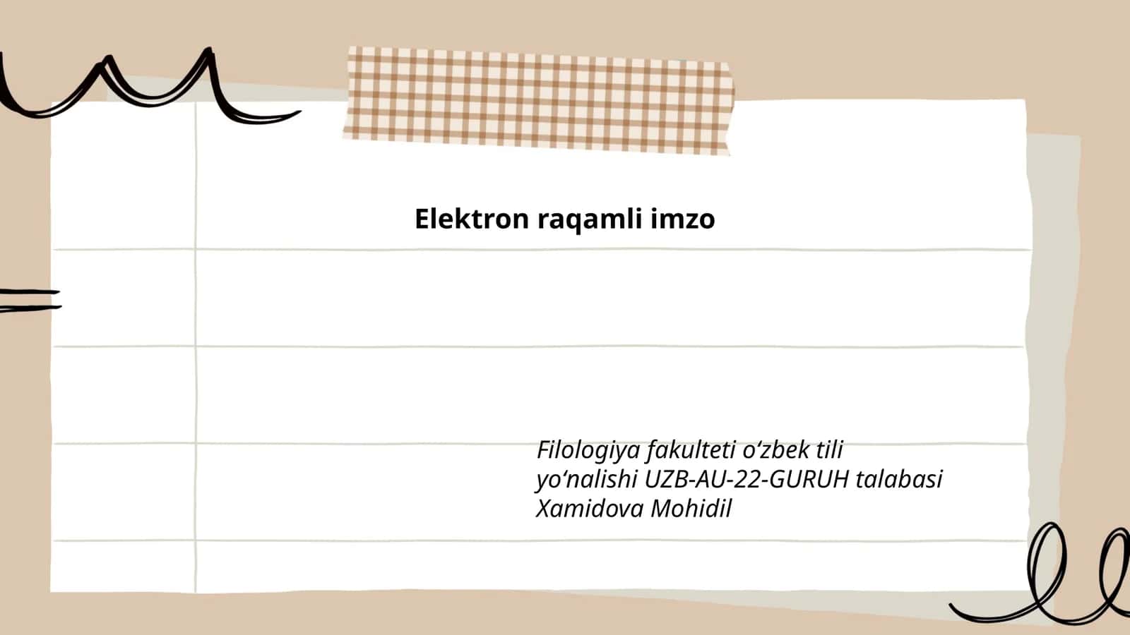 Elektron raqamli imzo