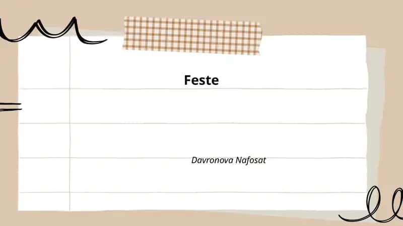 Feste