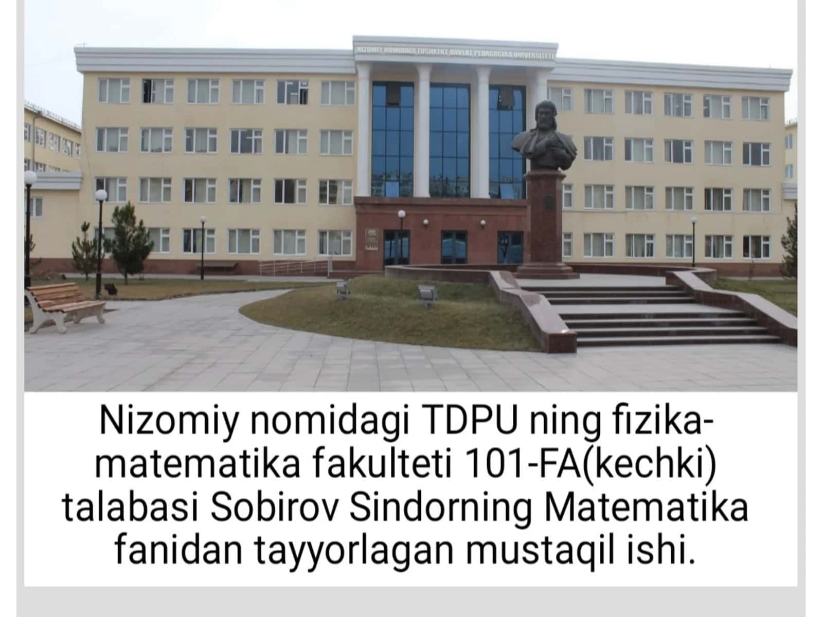 Parametrik shaklda funksiya