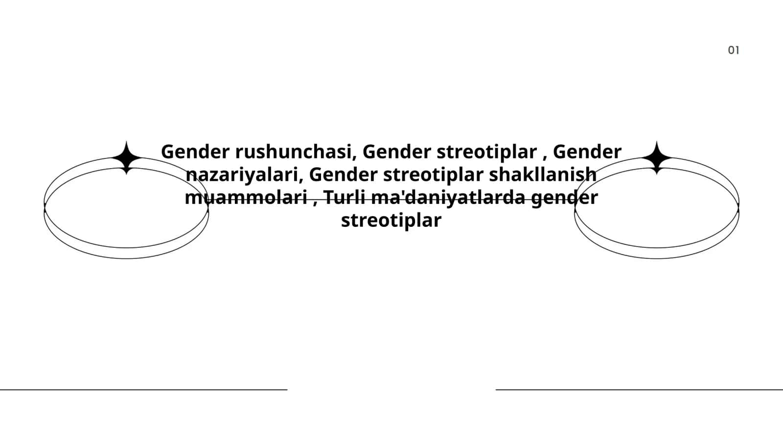 Gender tengligi va adolat masalalari