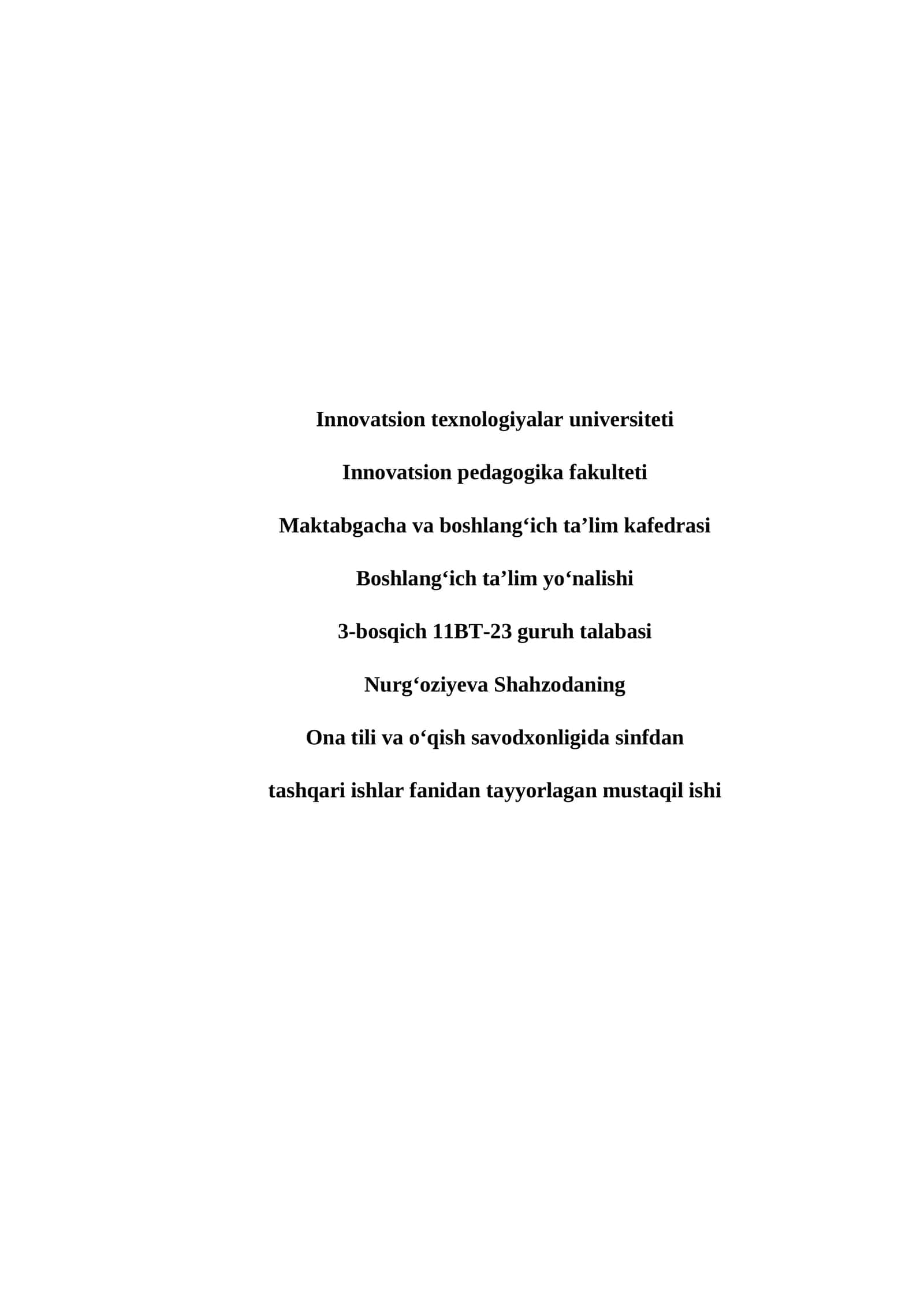 4-sinfda bellashuvlarning mazmuni va ularni tashkil etish usullariga topshiriqlar tizimini ishlab chiqish