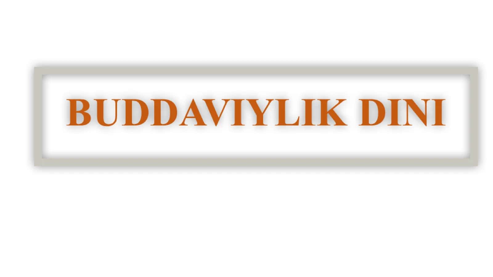 BUDDAVIIYLIKDINI