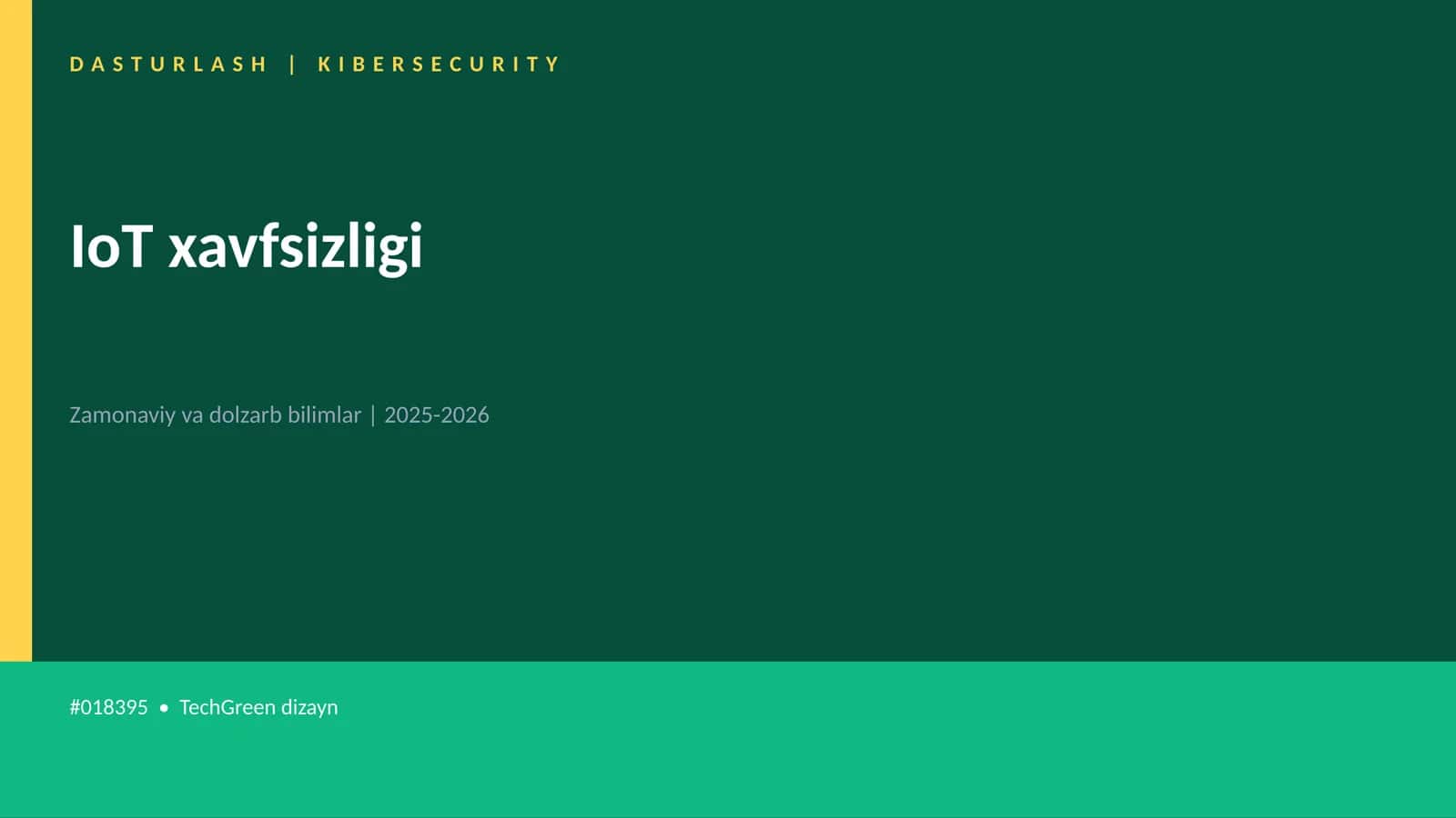 IoT xavfsizligi