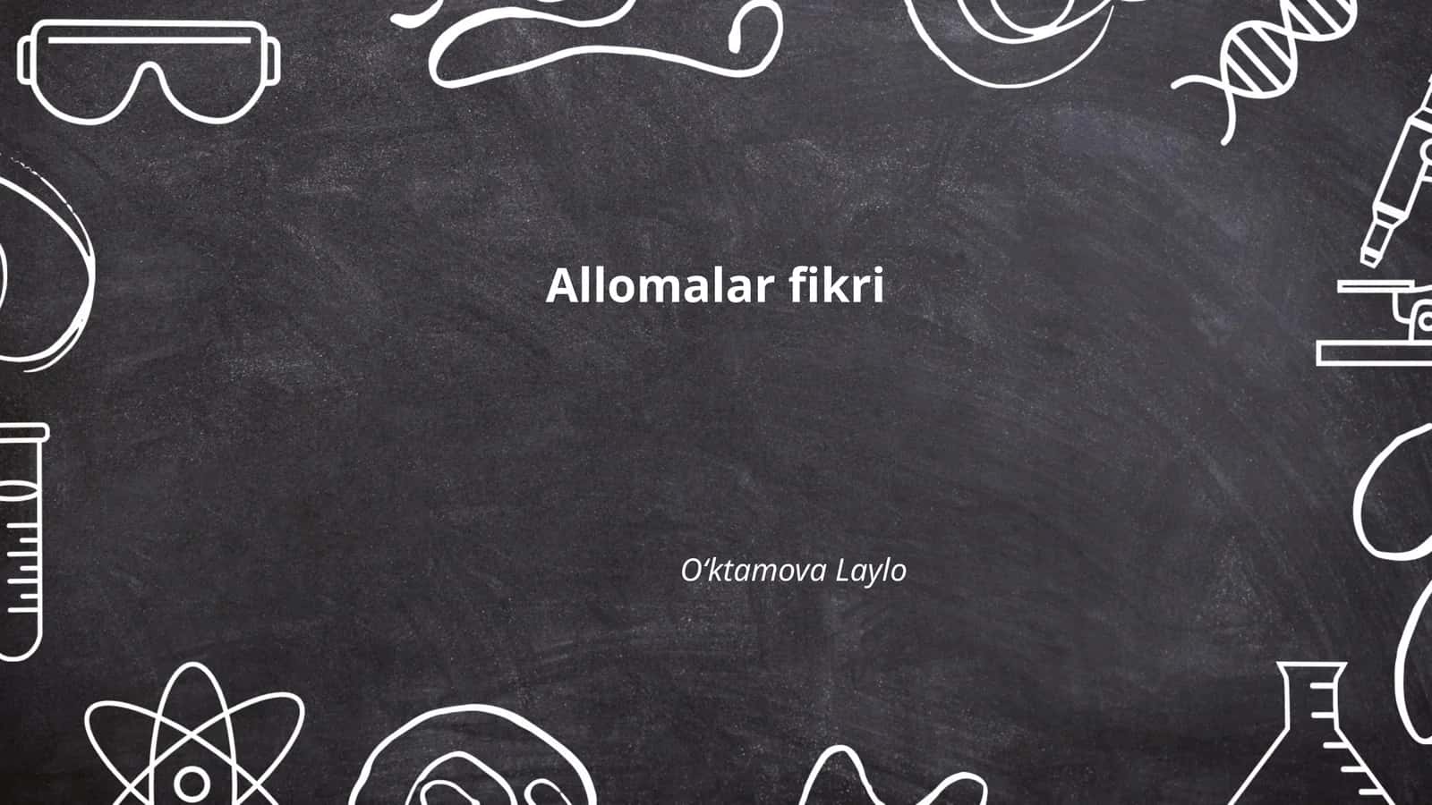 Allomalar fikri