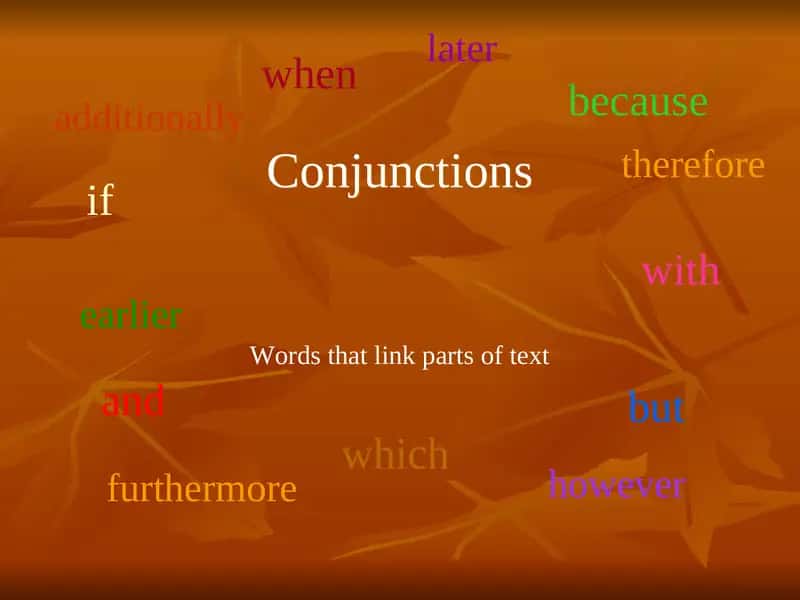 Conjunctions