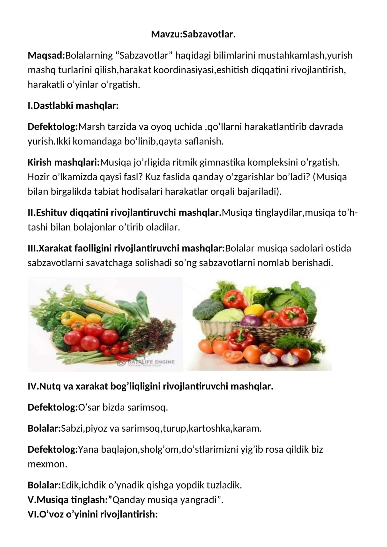Sabzavotlar Bilimlari