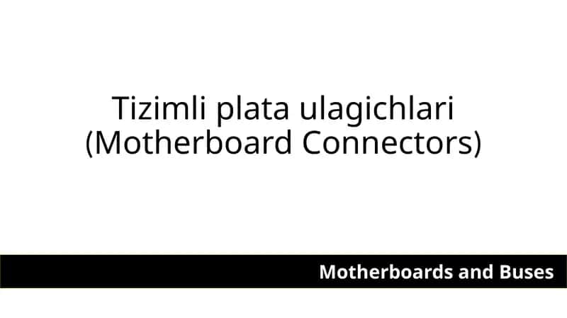 Tizimli plata ulagichlari