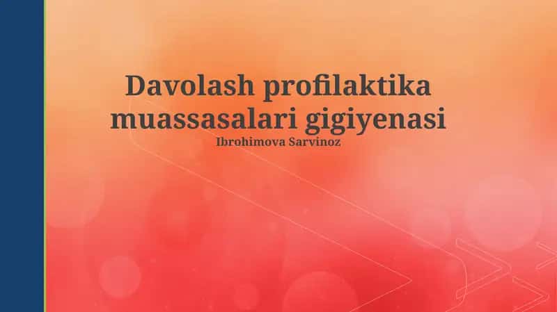 Og'iz Bo'shlig'ining Gigienasi