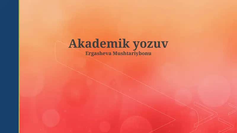 Akademik yozuv