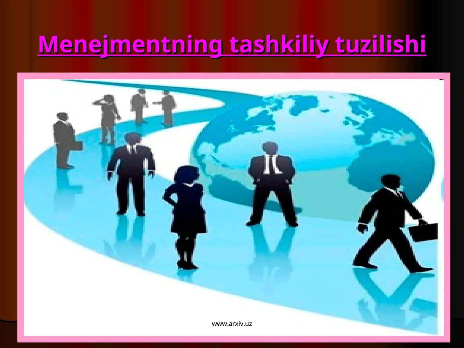 Menejmentning tashkiliy tuzilishi