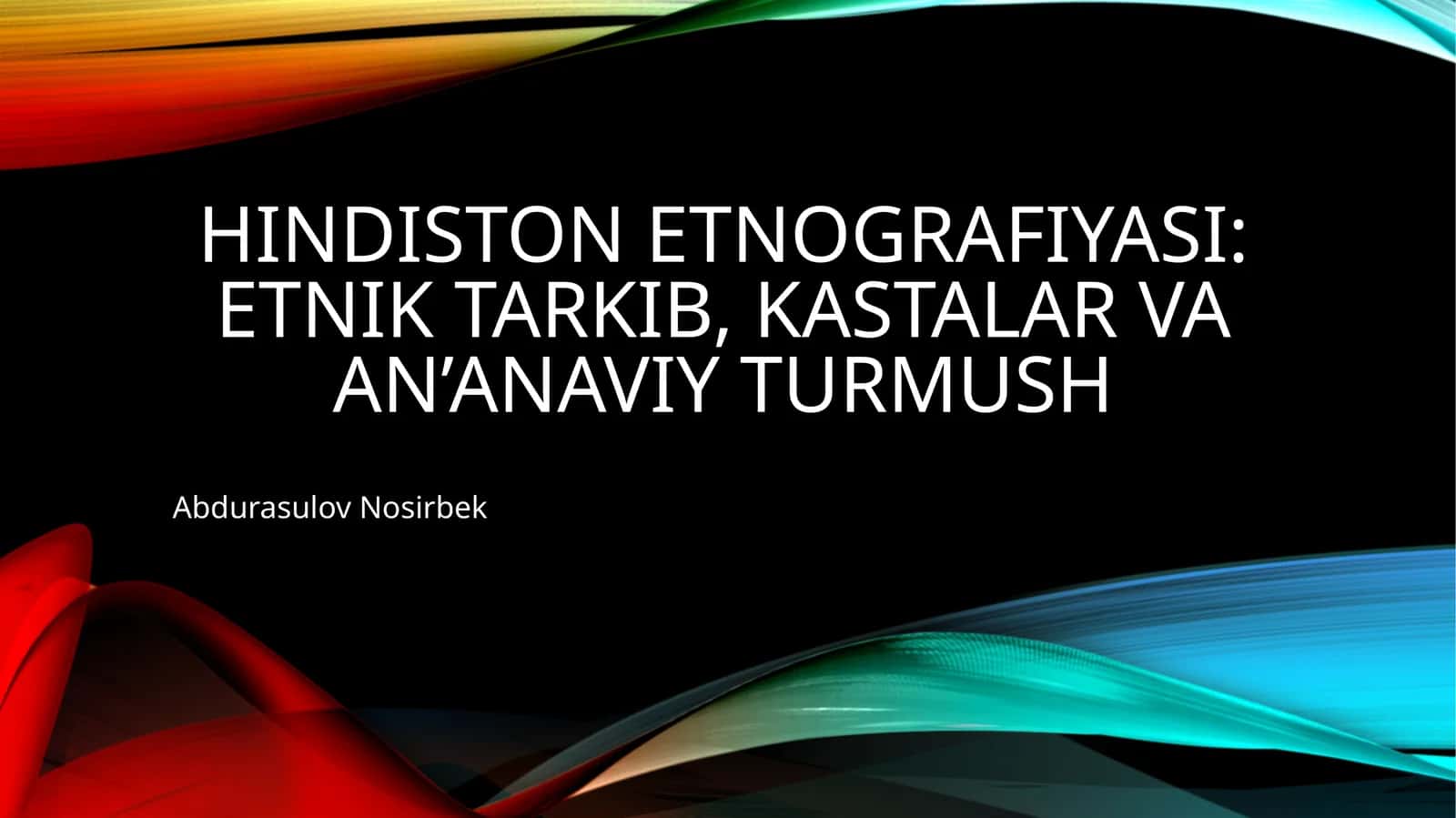 Hindiston etnografiyasi