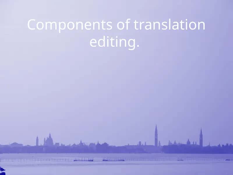 Changes in the context of translation