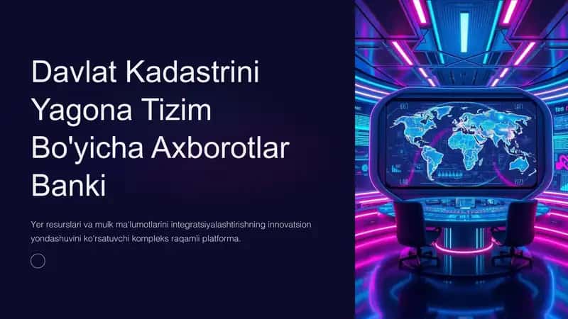 Davlat Kadastrini Yagona Tizim Bo'yicha Axborotlar Banki