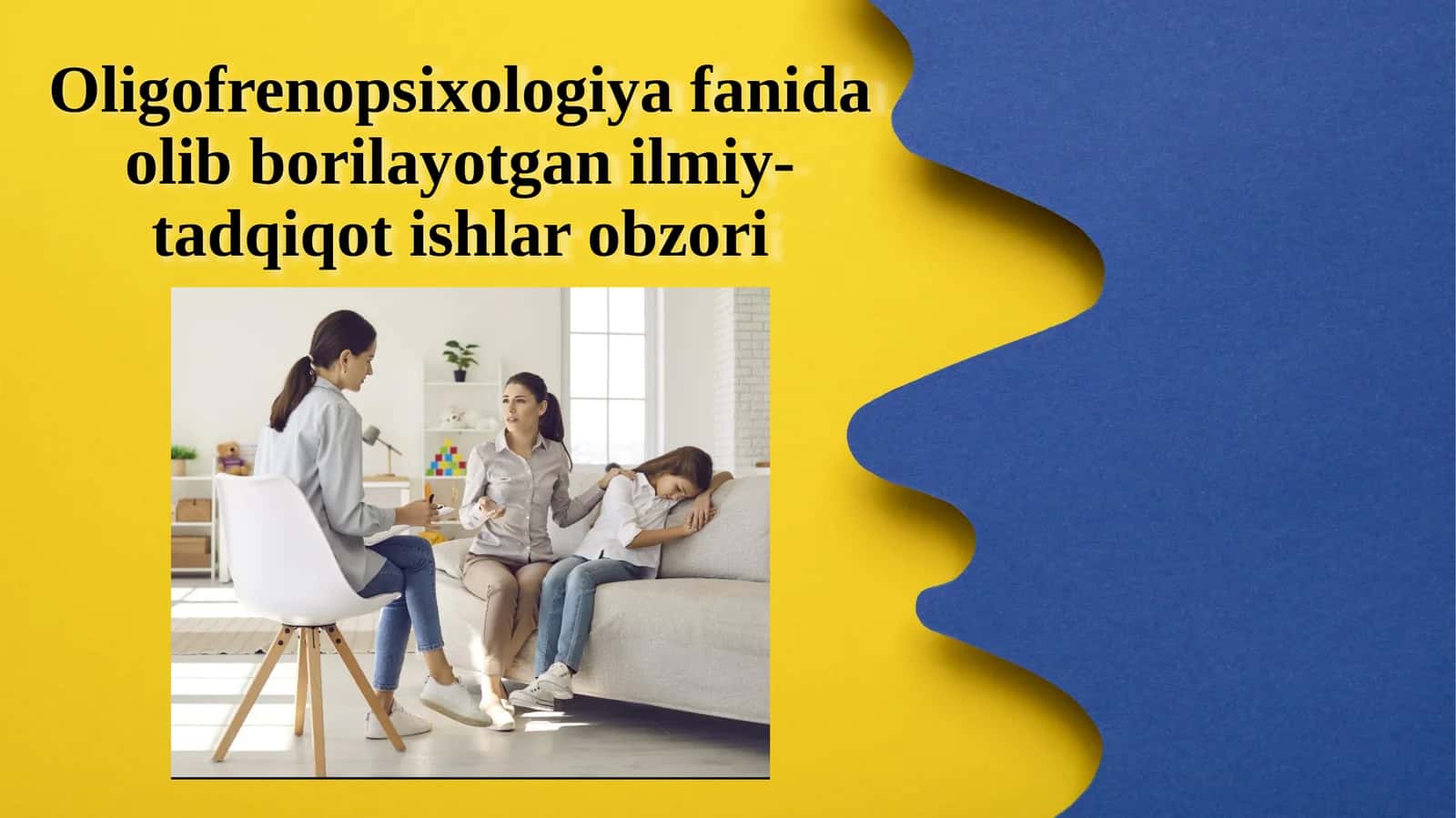 Oligofrenopsixologiya fanida olib borilayotgan ilmiy-tadqiqot ishlar obzori