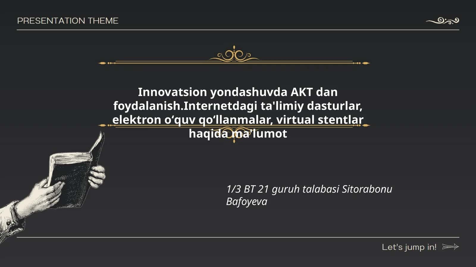Innovatsion yondashuvda AKT dan foydalanish
