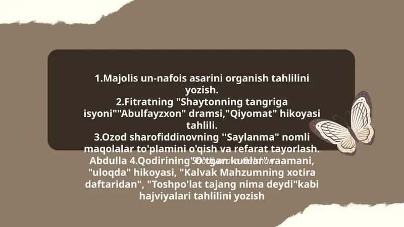 Saylanma nomli maqolalar to'plami tahlili
