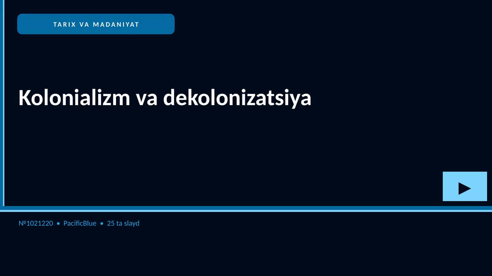 Kolonializm va dekolonizatsiya