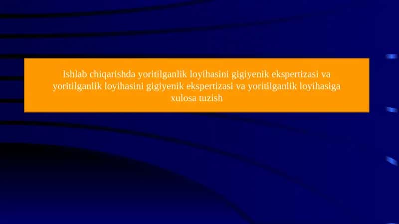 Gigiyenik ekspertiza
