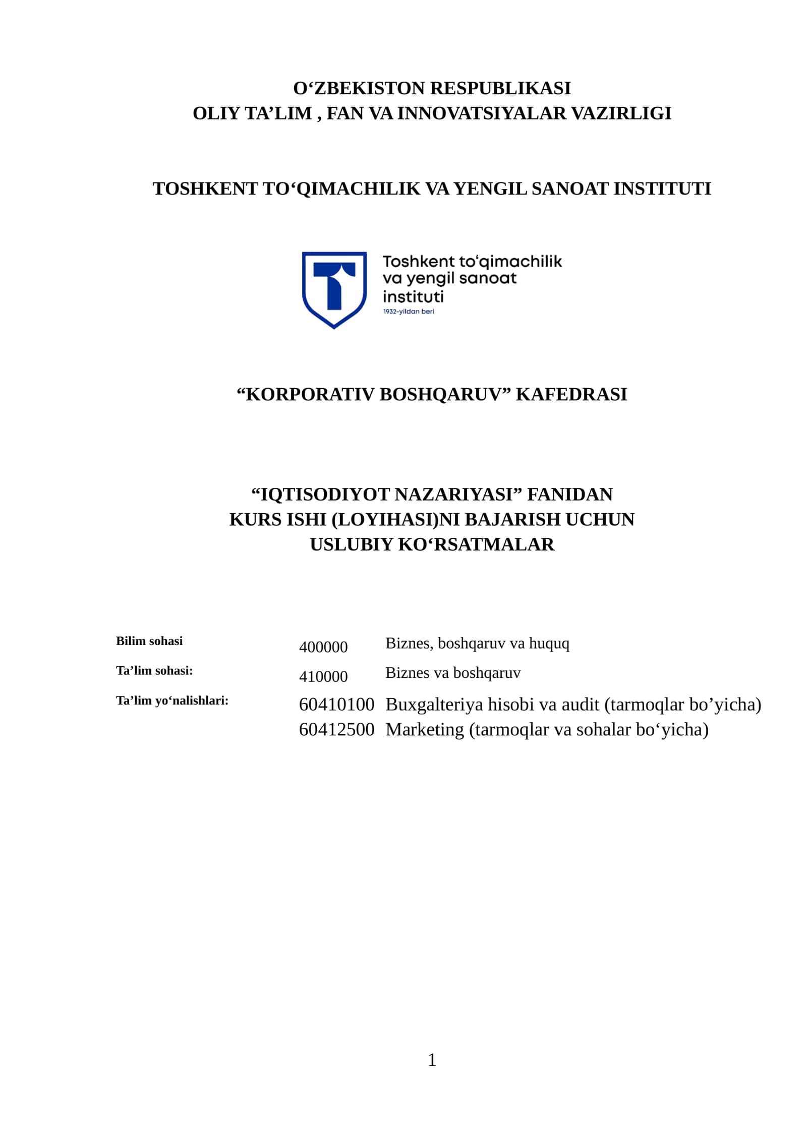 Soliqlar, ularning vazifalari va turlari