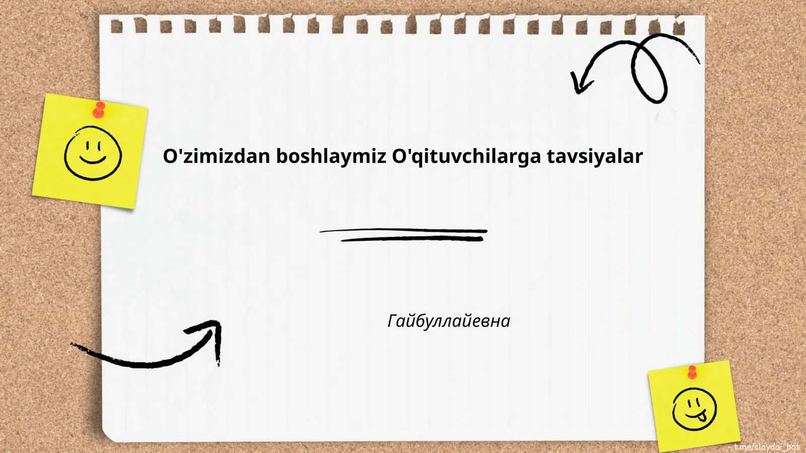 Darslarni rejalashtirish