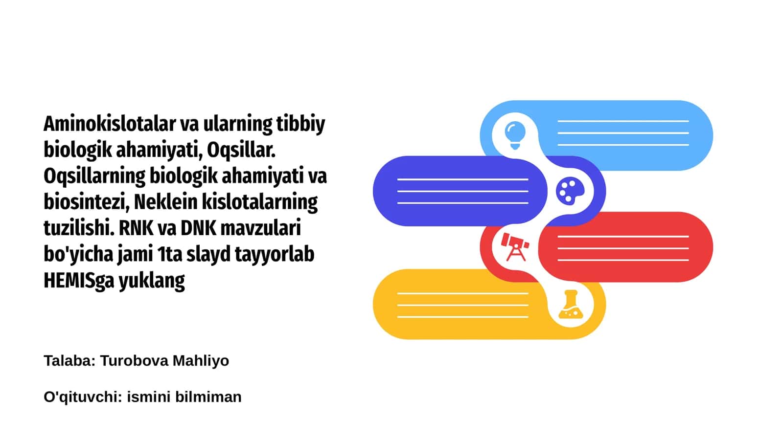Aminokislotalar va Tibbiy Biologik Ahmiyati