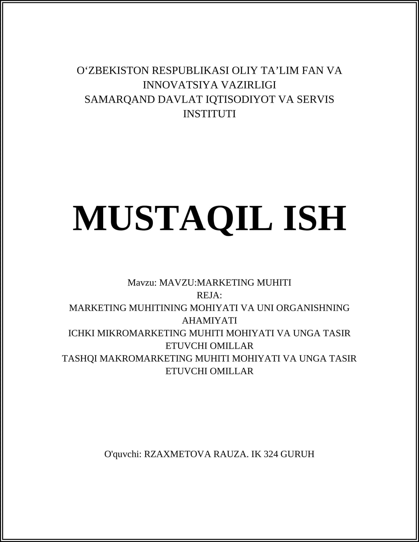 MARKETING MUHITI