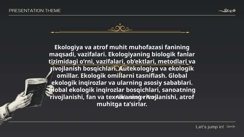 Ekologiya va atrof muhit muhofazasi