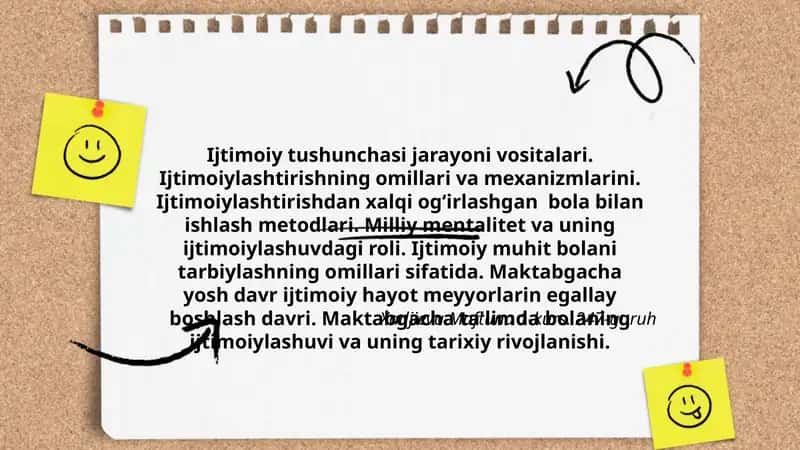 Ijtimoiy tushunchasi jarayoni vositalari