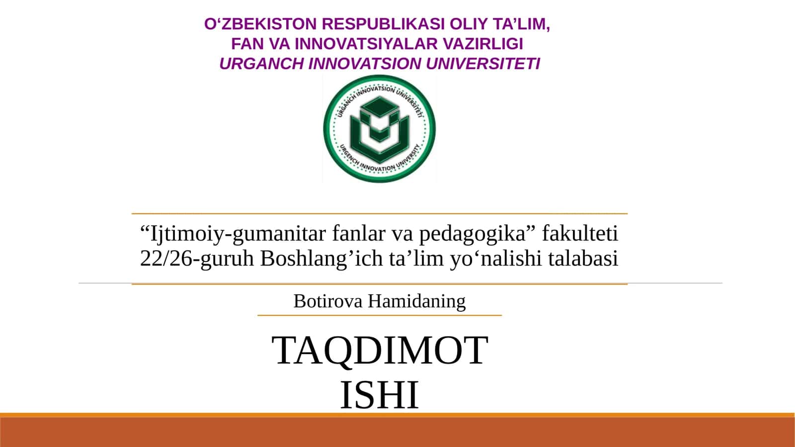 HARAKATLI O'YINLAR ORQALI SPORT O'YINLARI ELEMENTLARINI O'RGATISH