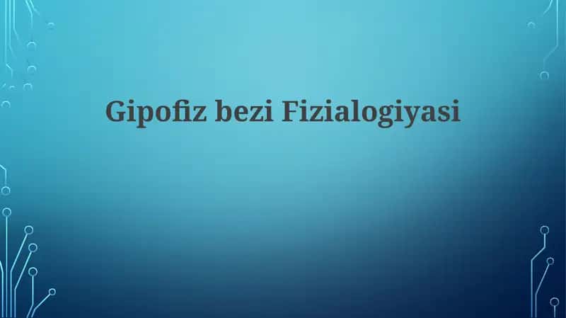GipofizbeziFizialogiyasi