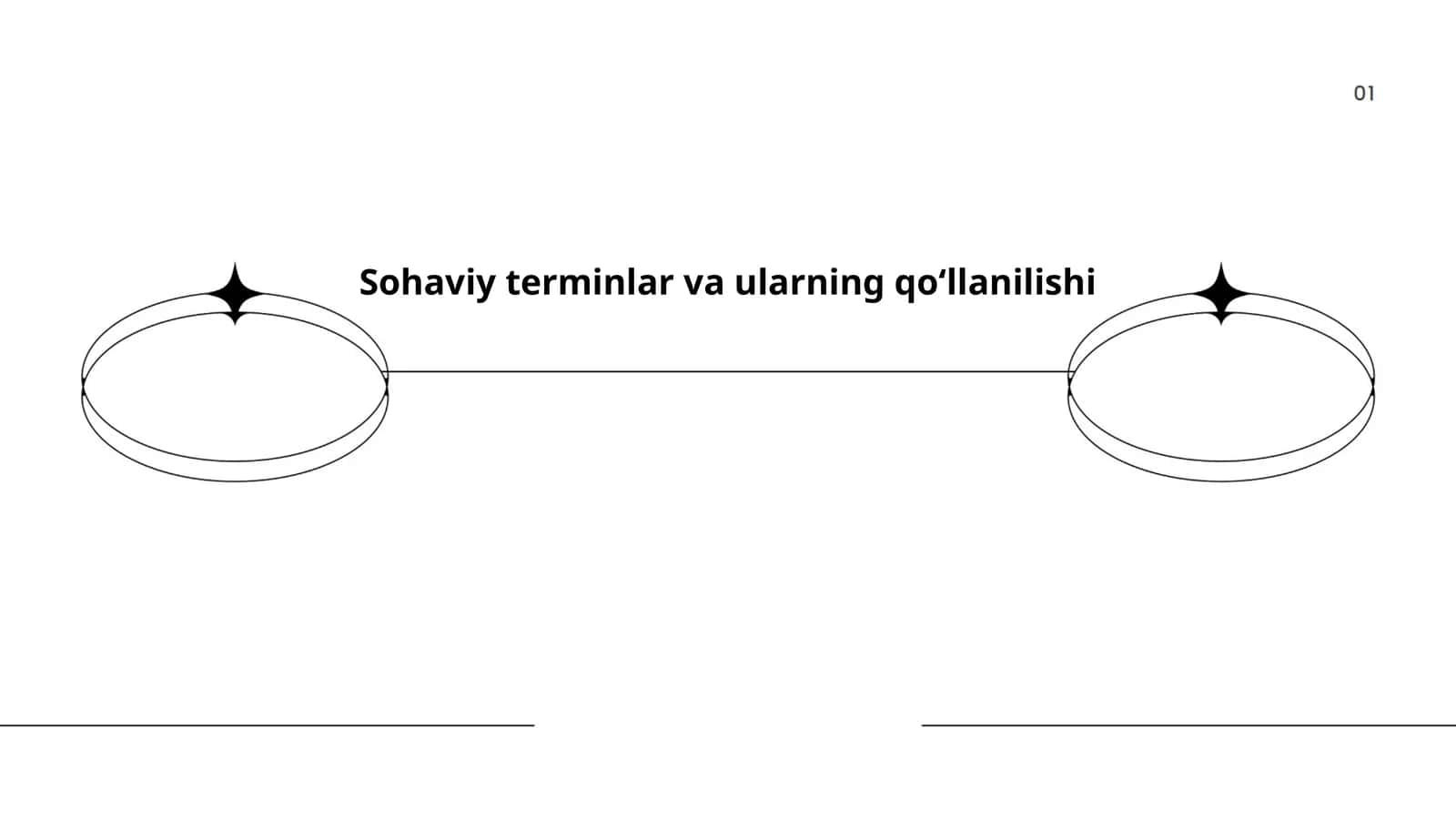 Sohaviy terminlar va ularning qoʻllanilishi