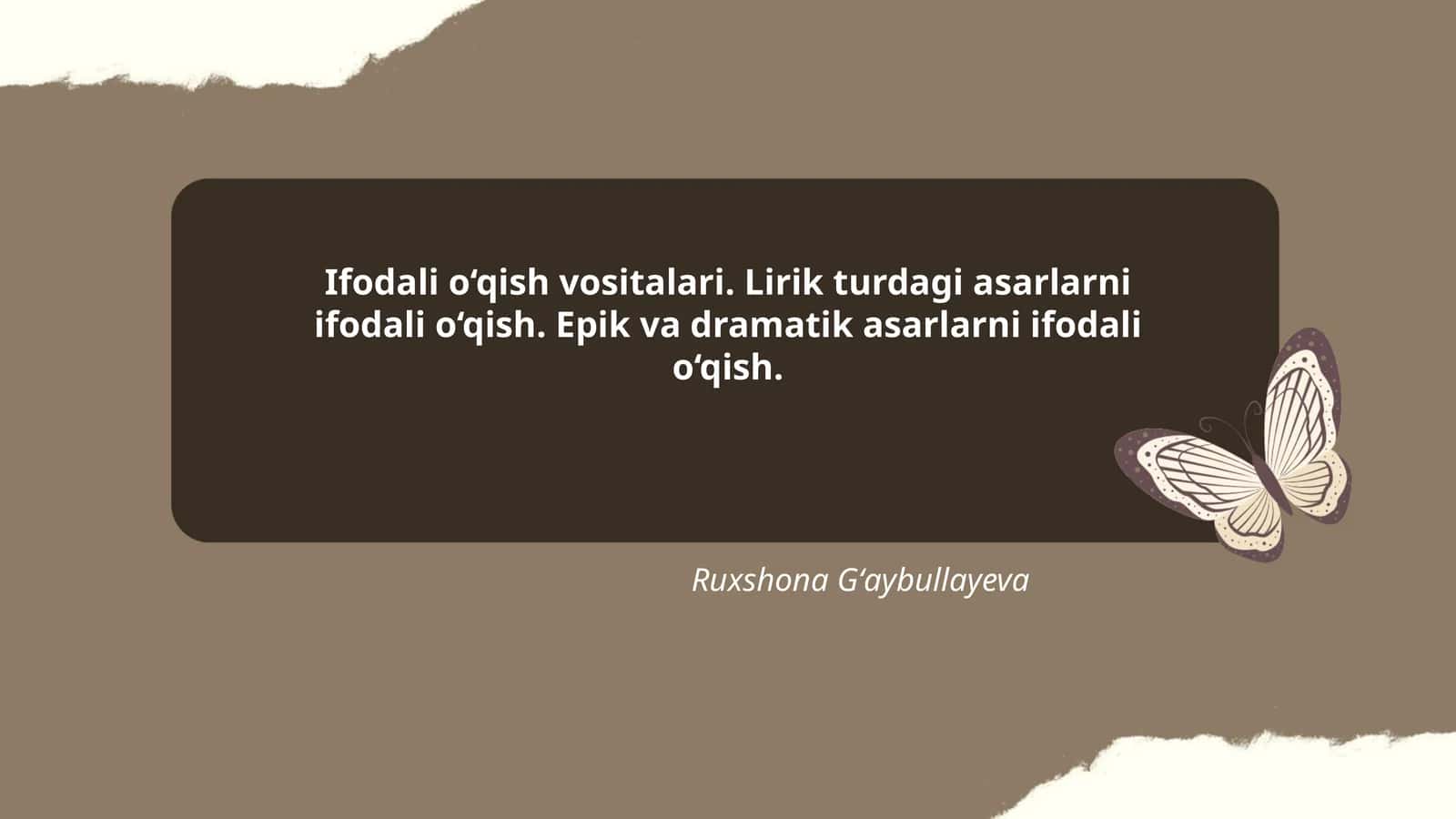 Ifodali o‘qish vositalari