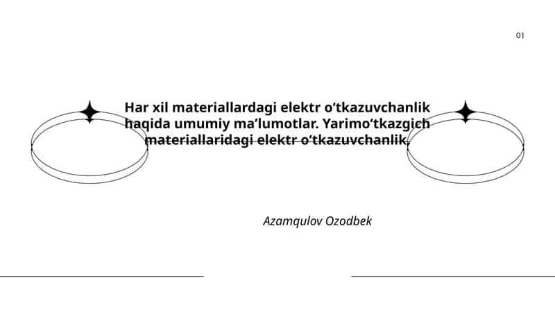 Elektr oʻtkazuvchanlik materiallari