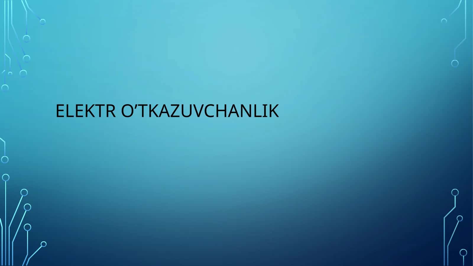 Dielektriklar(ing. electric— elektr)