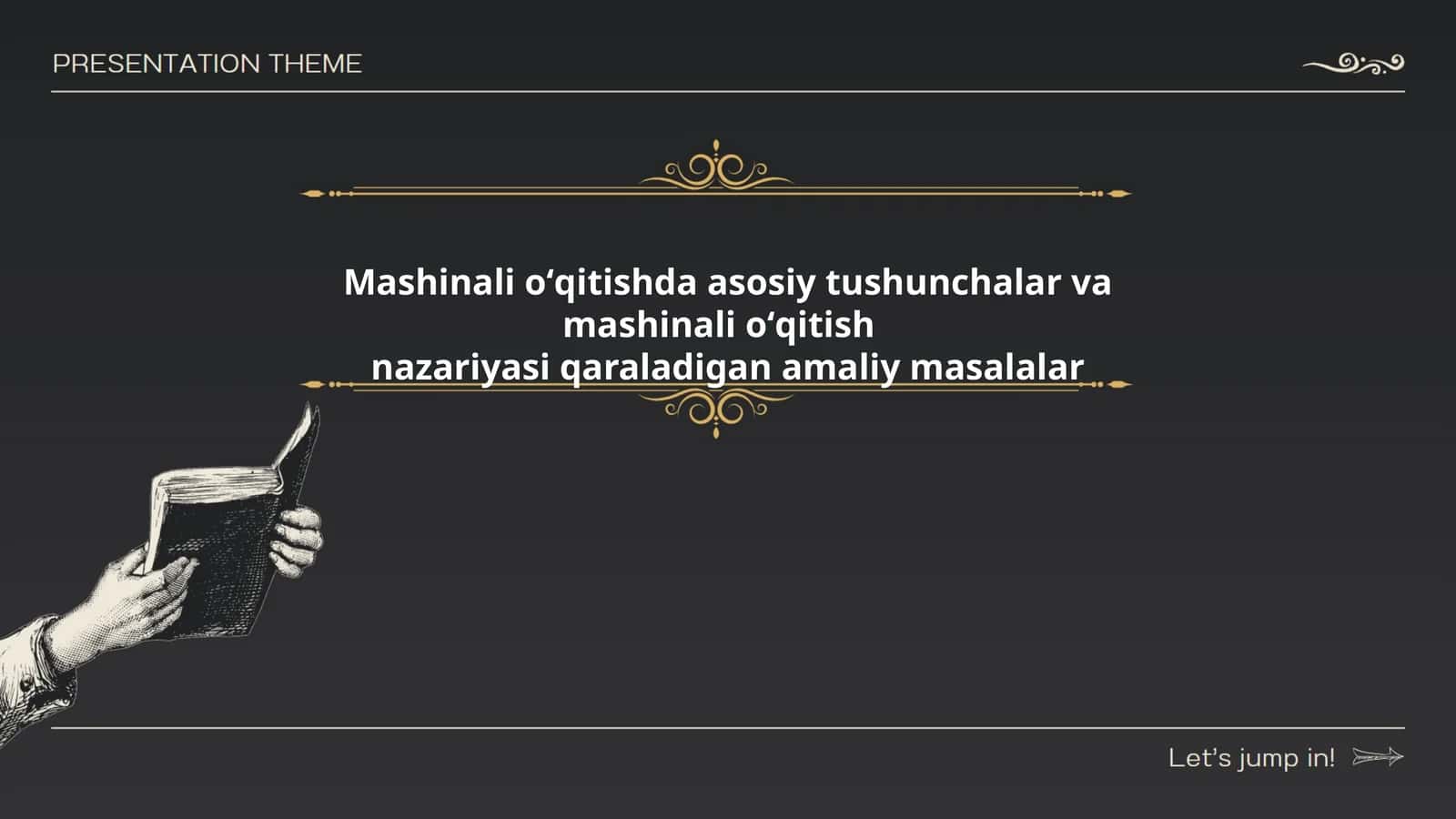 Mashinali oʻqitishning asosiy tushunchalari