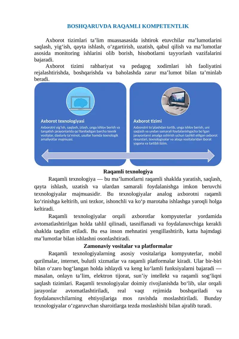 Raqamli Texnologiya