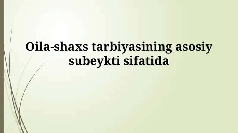 Oilaviy byudjet va uning ta'siri