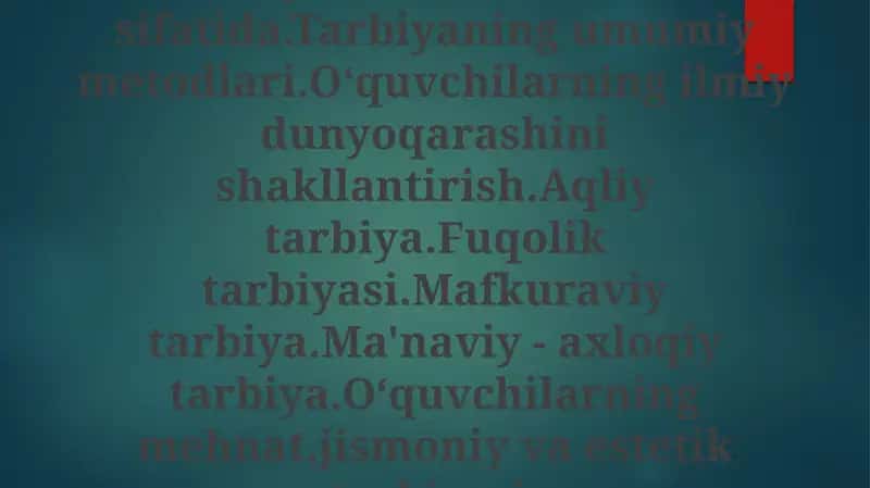 Talabalarning Estetik Tarbiyasi