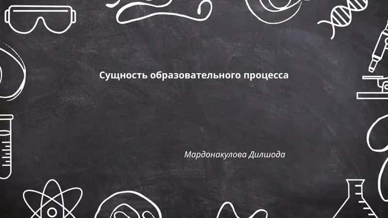 Сущность образовательного процесса