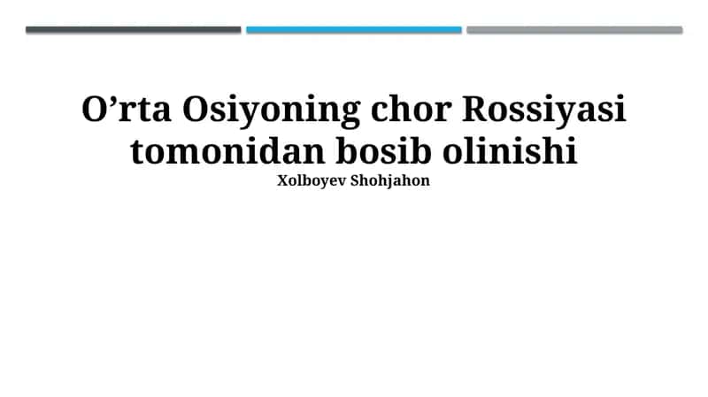 Bosqichlar va Zabt Etish
