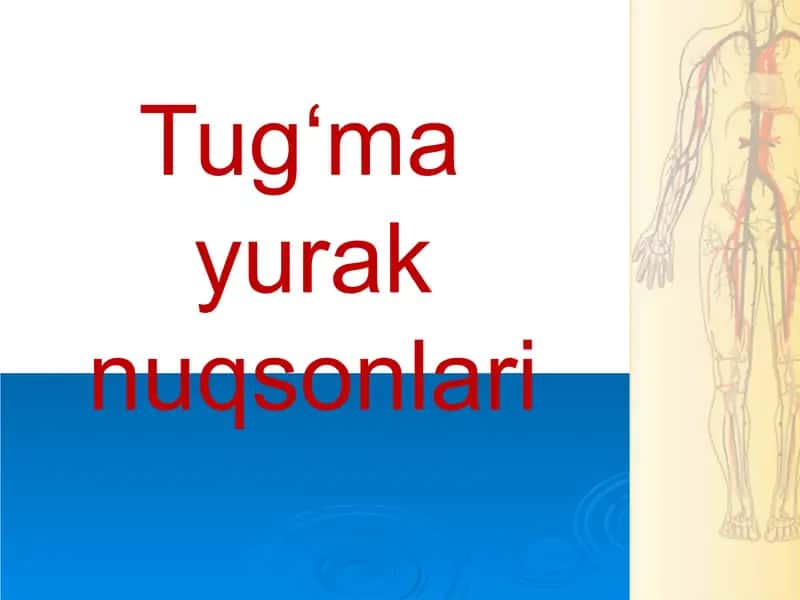 Tug‘ma yurak nuqsonlari
