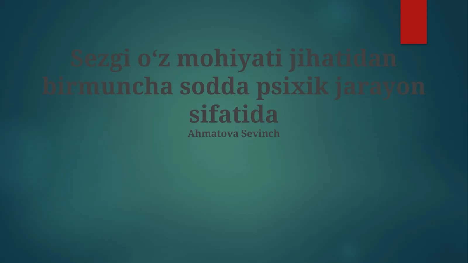 Intuisiya va Mantiq