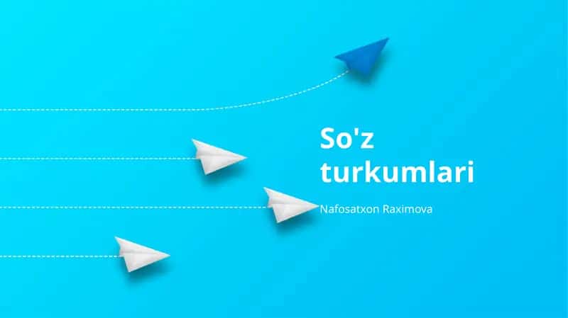 So'z turkumlari